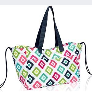 Thirty One - Soft Utility Tote - Candy Corner EUC